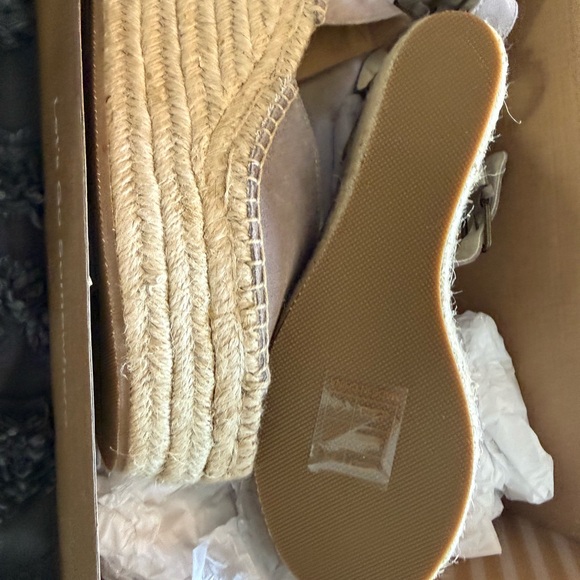 Soludos Beige Espadrille Wedge Sandals - Picture 3 of 6